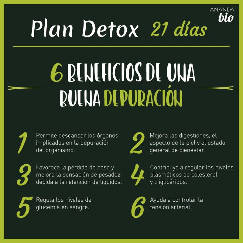 ¿Qué contiene el PLAN DETOX 21 días?