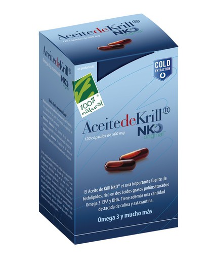 Aceite De Krill Nko 120 Cap De 500 Mg