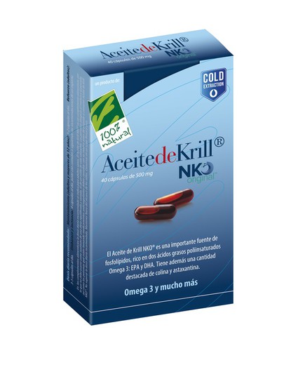 Aceite De Krill Nko 40 Cap De 500 Mg