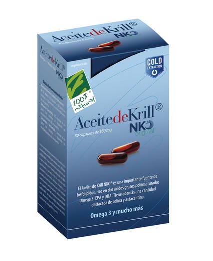 Aceite De Krill Nko 80 Cap De 500 Mg
