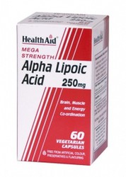 Acid Alpha Lipoic 250mg 60 Cápsulas Health Aid