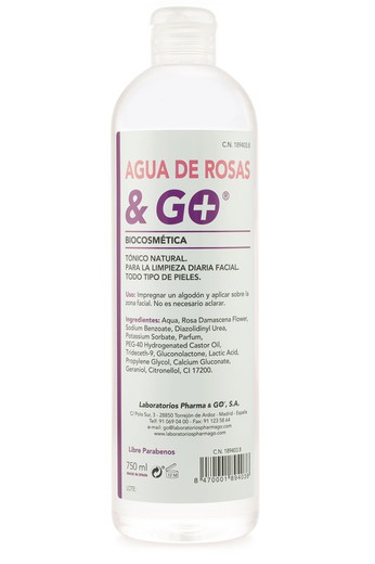 Aigua De Roses & Go 750 Ml