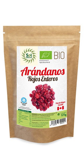 Arandanos Rojos De Canada Sense Sucre Bio 125 G