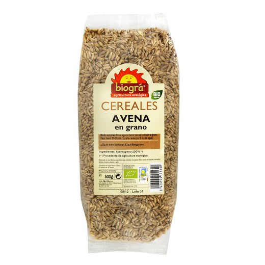 Avena En Grano 500g Biogra Bio