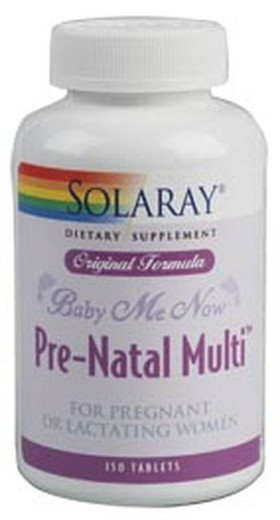 Baby Me Now Prenatal Multi (Solaray) 150 Rajoles