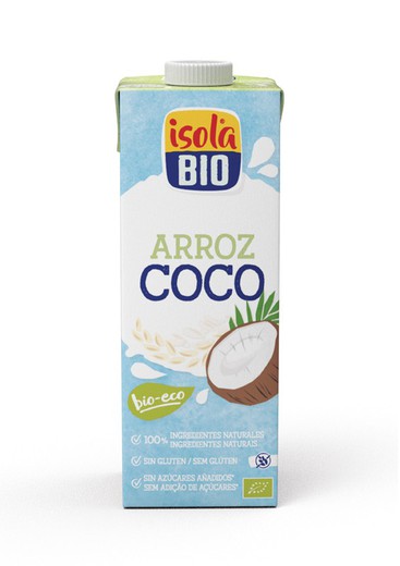 Bebida De Arroz Y Coco Bio 1 Litro