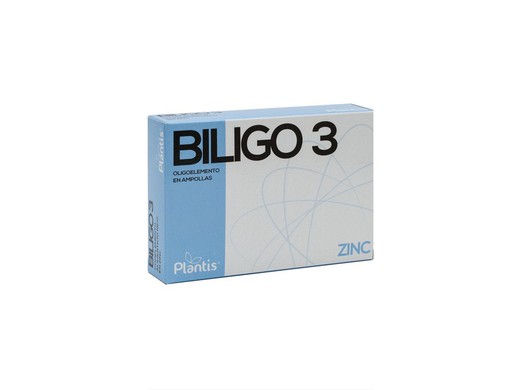 Biligo 3 Zinc (Artesanía Agrícola) 20 Ampollas De 2 Ml