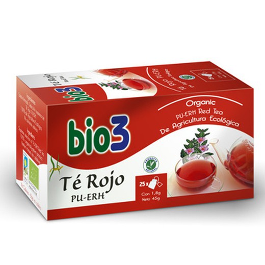 Bio3 Te Rojo 25 Filtres