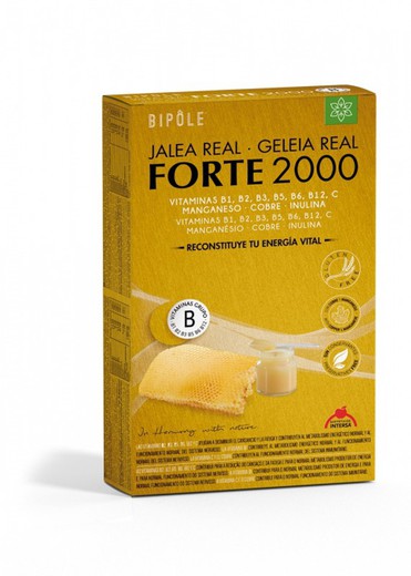 Bipole Jalea Real Forte 2000 20 Ampollas Intersa