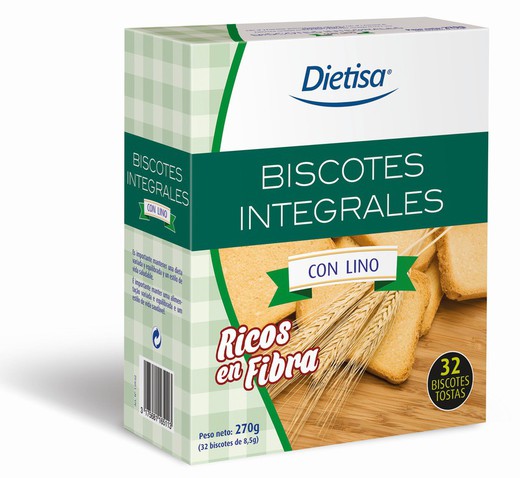 Biscotes De Lino 32 Uds 270 Gramos