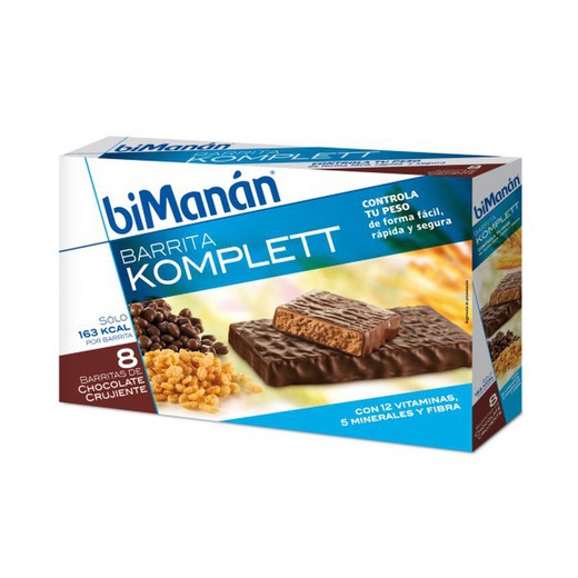 Bmn Barritas Komplett De Choco Crujiente 8 Unds.