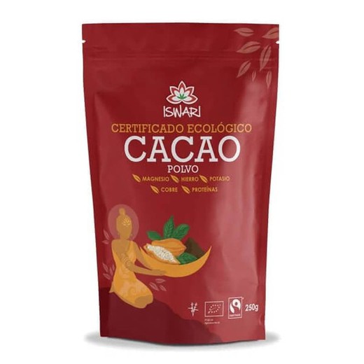 Cacao Crudo En Polvo (Iswari) 250gr