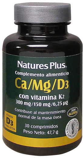 Calci Magnesi D3 Amb Vitamina K2 30 Comp