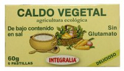 Caldo Vegetal Eco Bajo En Sal  6 Cubitos X 10 Gr