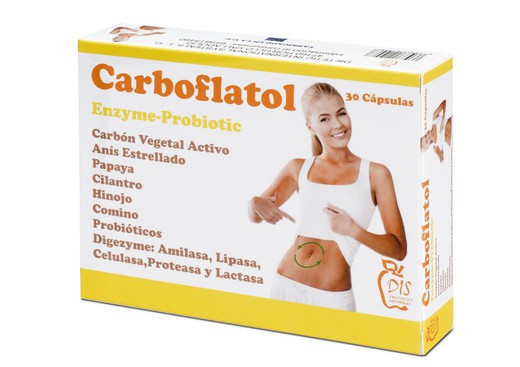 Carboflatol 30 cápsulas 500 Mg