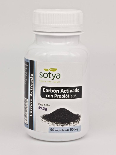 Carbon Activado Con Probiotico 90 cápsulas