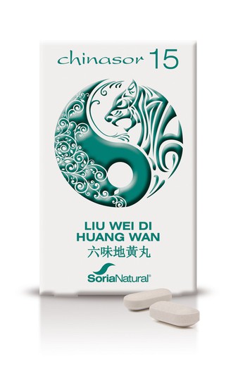 Chinasor 15 Liu Wei Di Huang Wan 30 Comprimidos Soria Natural