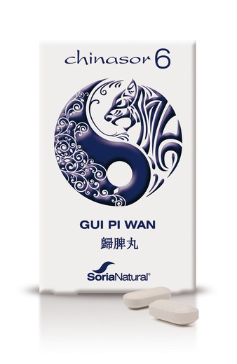 Chinasor 6 Gui Pi Wan 30 Comprimits Soria Natural