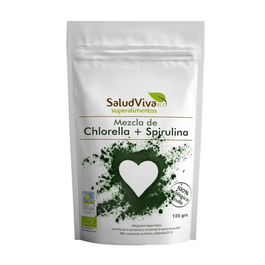 Chlorella + spirulina 125 grs.