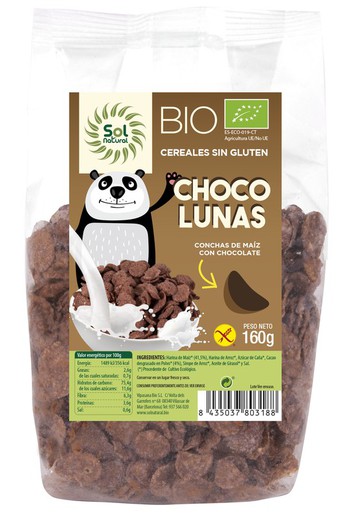 Xoco Llunes Sense Gluten Bio 160 G