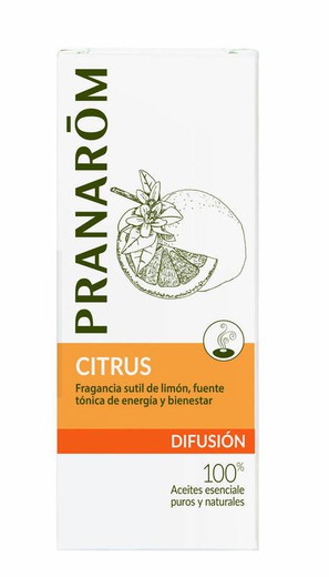 Cítrico Tonificante: Aceites Para Difusor De Naranja Y Limón (Pranarom) 30ml