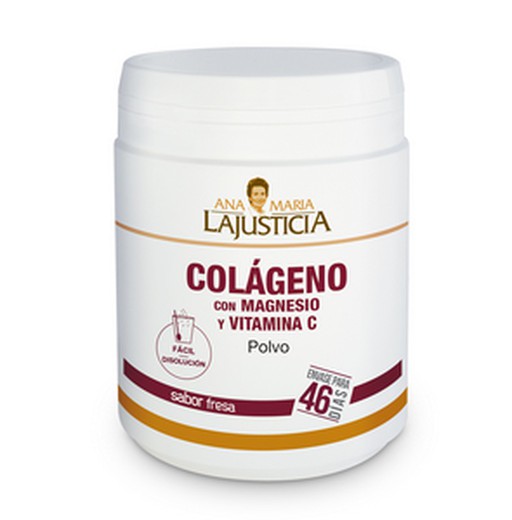 Colageno Con Magnesio + Vit C- 350 Gr Fresa