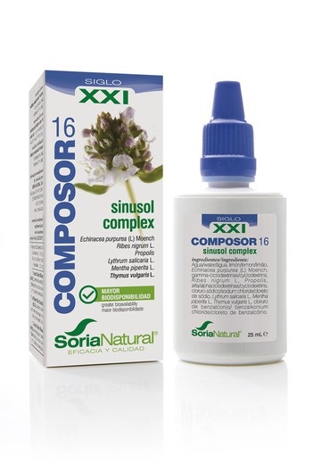 Composor 16 Sinusol S Xxi 25ml Soria Natural