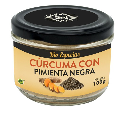 Curcuma Con Pimienta Negra Bio 100 G