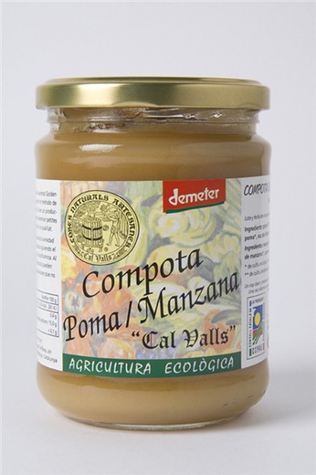 Cv Compota Poma Bio 400gr S/G