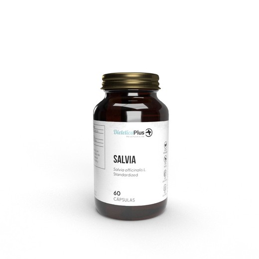 Salvia Standarized 320mg 60 Cápsulas Dietética Plus