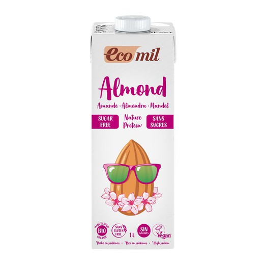 Ecomil Almond Nature Proteine 1l Sin Azucares