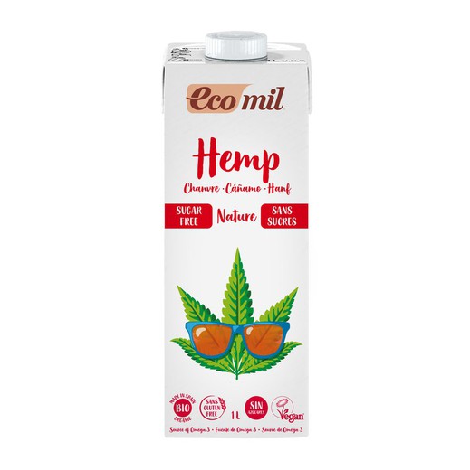 Ecomil Hemp Cañamo Nature (Sin Azucar) 1l