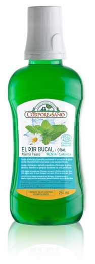 Elixir Bucal Cosmos Organic 250 Ml Menta Camomila