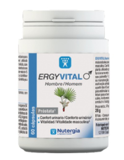 Ergyvital Hombre 60 Cápsulas Nutergia