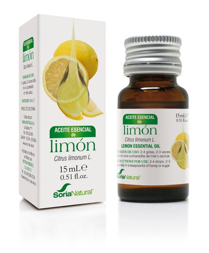 Aceite Esencial De Limón 15ml Soria Natural