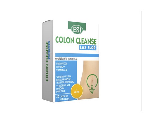 Colon Cleanse Lax Flor 30 Cápsulas ESI