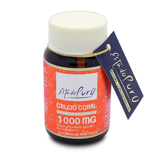 Estado Puro Calcio Coral 1000 Mg 60 Vcaps