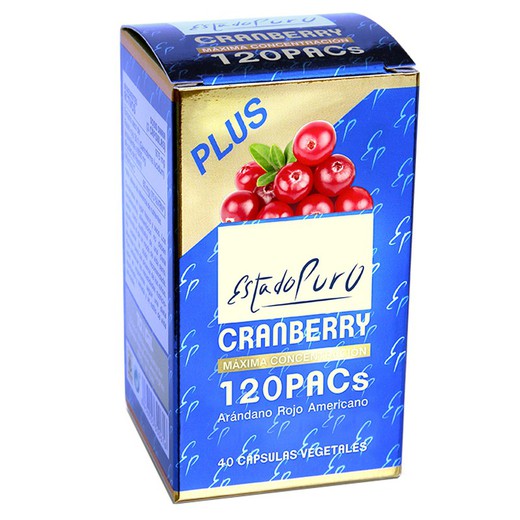 Estat Pur Cranberry 120 Pacs 40 Vcaps