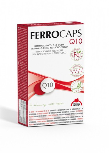 Ferrocaps Q10 60 Cápsulas Intersa