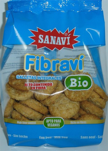 Fibravi Galletas De Fibra Sabor Coco Bio 300 Gr