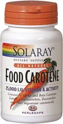 Food Carotene (Solaray) 50 Perlas