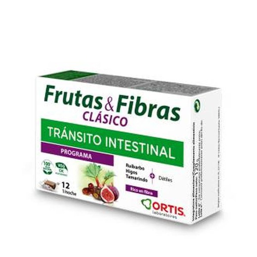 Fruita I Fibres Clàssic, Laxant Acció Reguladora (Ortis) 12 Cubs