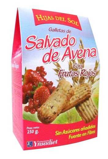 Galleta Avena + Frutos Rojos  250 Gr