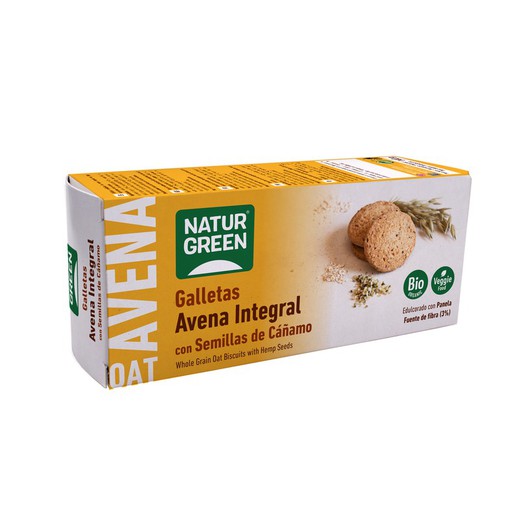 Galeta D'Avena Integral Amb Cañamo Bio 140 G