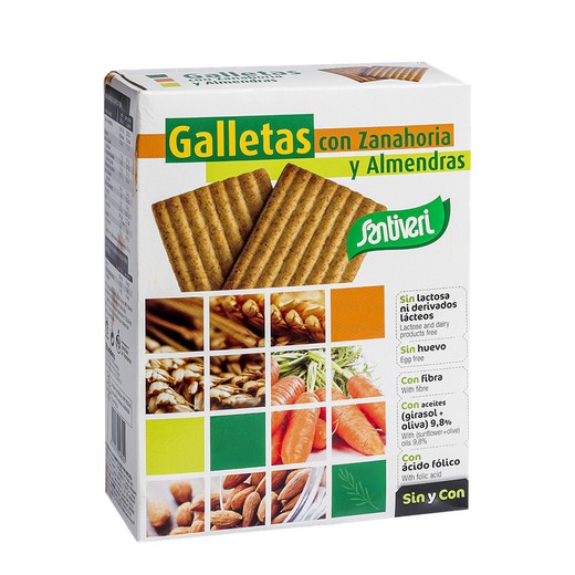 Galeta Pastanaga + Ametlla 1 Paq