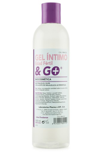 Gel Intimo Ph5 Edad Fertil & Go 300 Ml