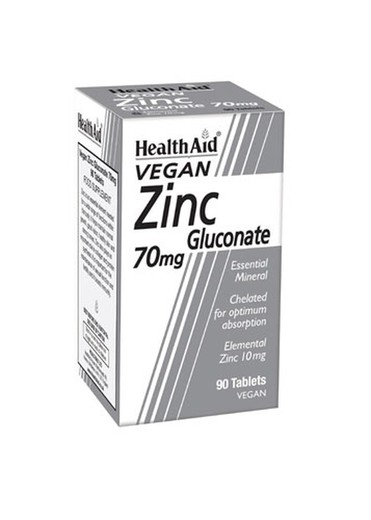 Gluconato De Zinc 90 Comprimidos Health Aid