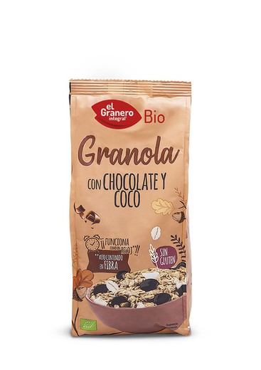 Granola Amb Xocolata I Coco Sense Gluten Bio 350 Gr