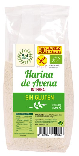 Farina De Civada Sense Gluten Bio 500 G