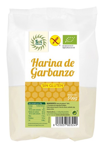 Harina De Garbanzo Sin Gluten Bio 500 G